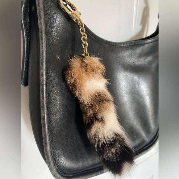 Bobcat Tail Keychain with Gold Clasp - Picture 3 of 6